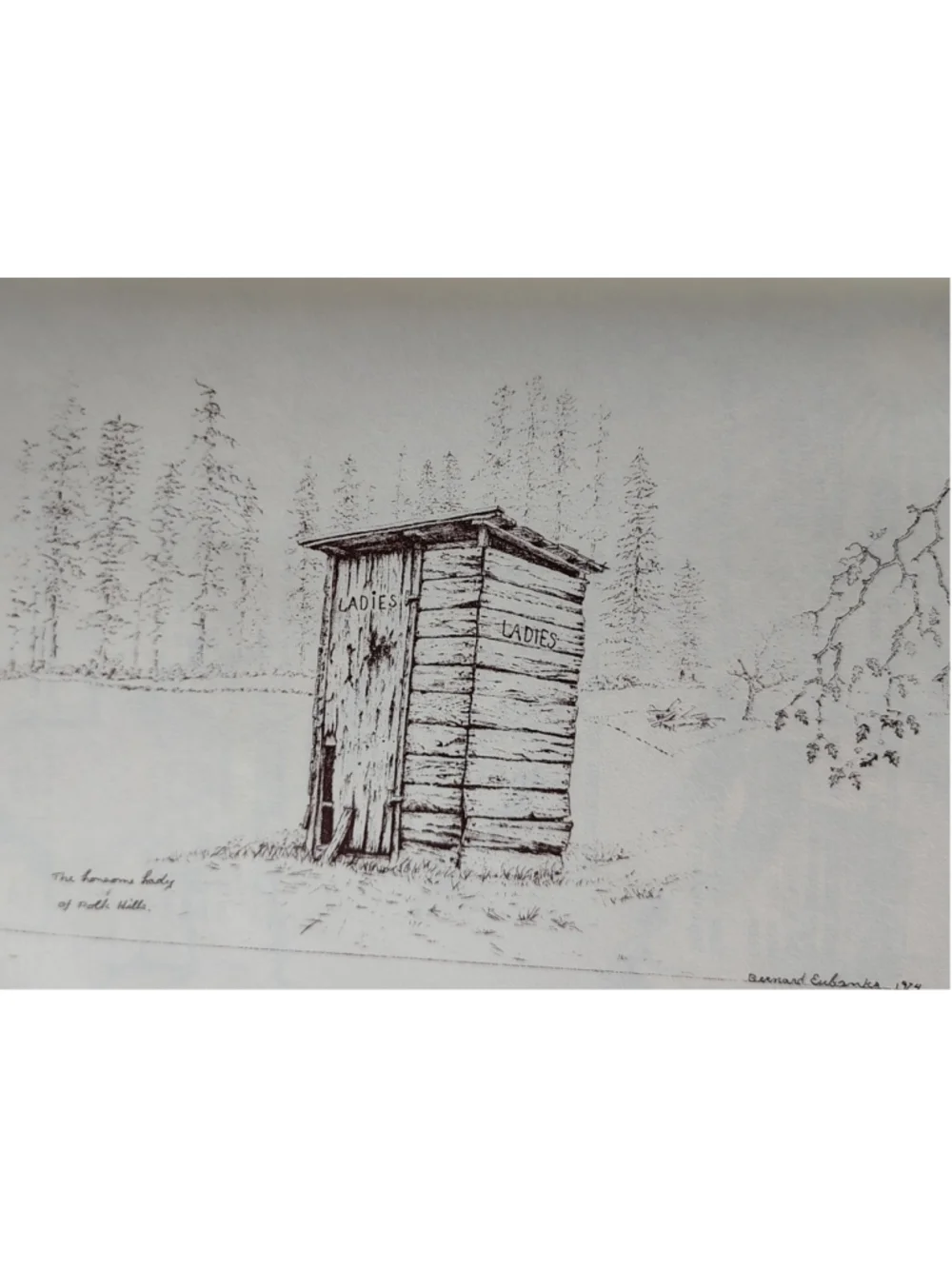 Outhouse Lore SIGNED 1ST ED Book Vintage 1977 Signed Bernard Eubanks Numbered